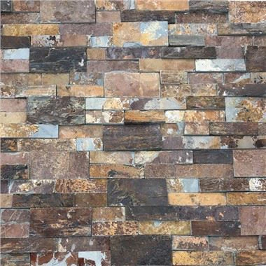 Ledger akmens plokštės sienų šiferio lukštas ruda spalva JREF{0}}