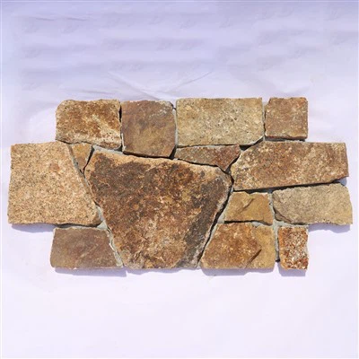 Interlocking Stone Veneer Rusty Quartzite JRD-058